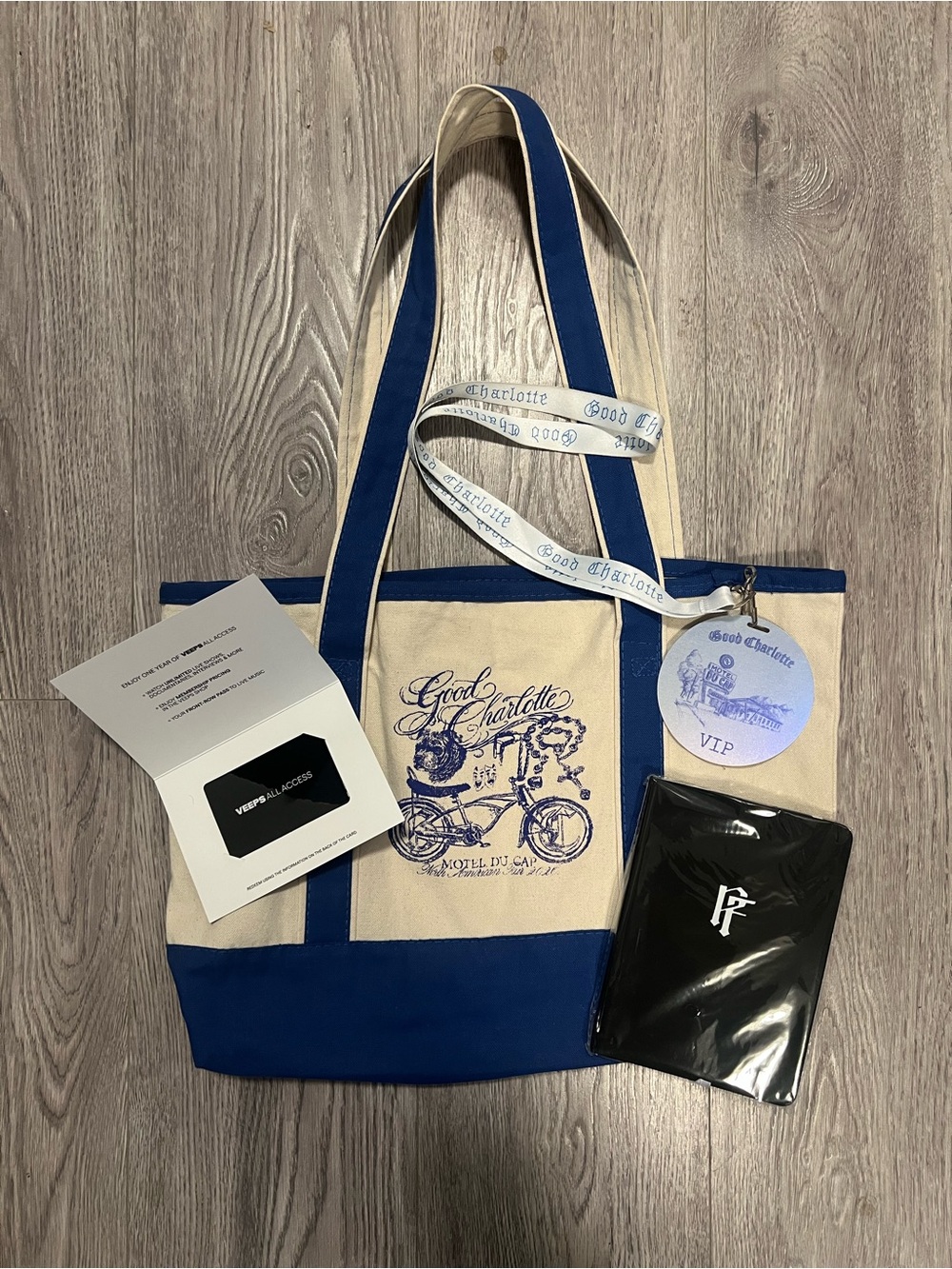 Good Charlotte VIP Motel Du Cap Tour Tote Package